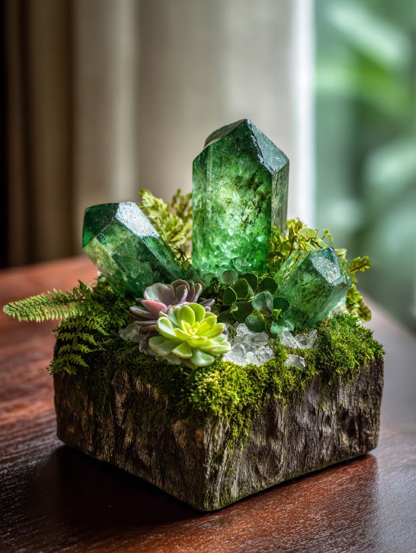 Crystal micro-landscape