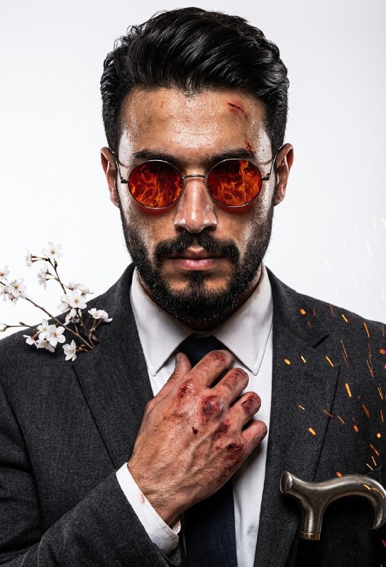 Inferno Reflections Portrait
