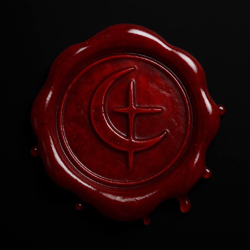 Photorealistic 3D render on a pure black background