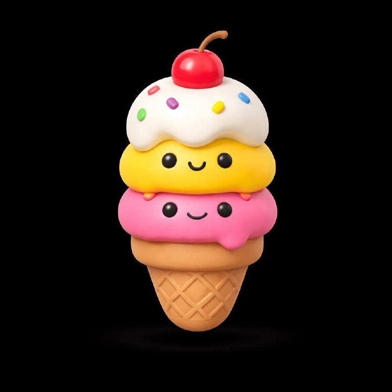Inflated Clay Designer Character — Playful Abstract Toy