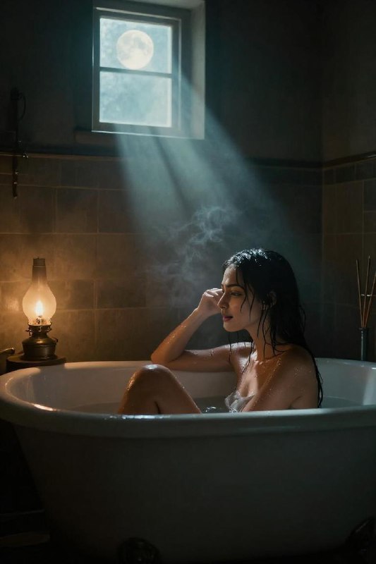 Moonlit Bath — Ancient Solitude