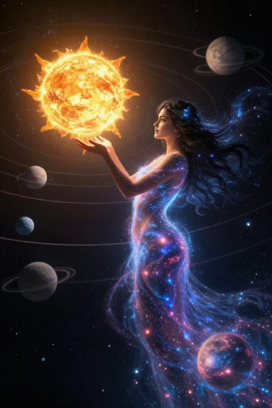 Stellar Apotheosis — Celestial Goddess of Orbits