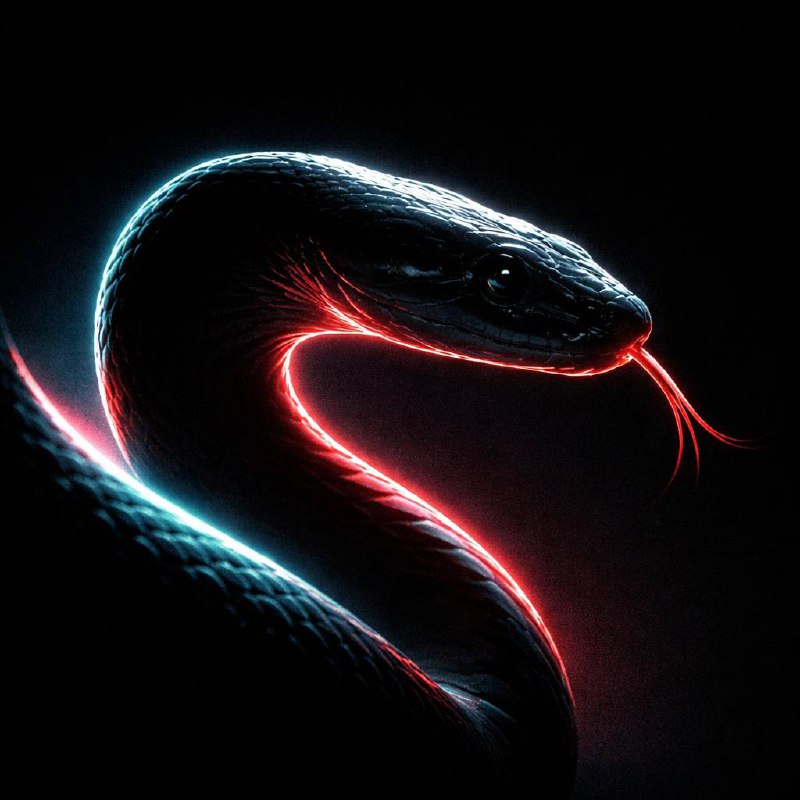 High-Contrast Neon Silhouette — Futuristic Minimal Portrait