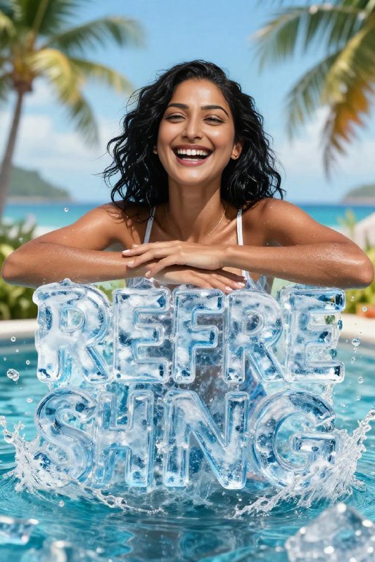 Tropical Ice Impact — Cinematic Unreal VFX Advertisement