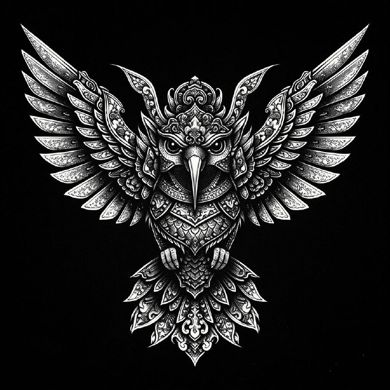 Mythic Ink Engraving — Samurai Tattoo Fusion