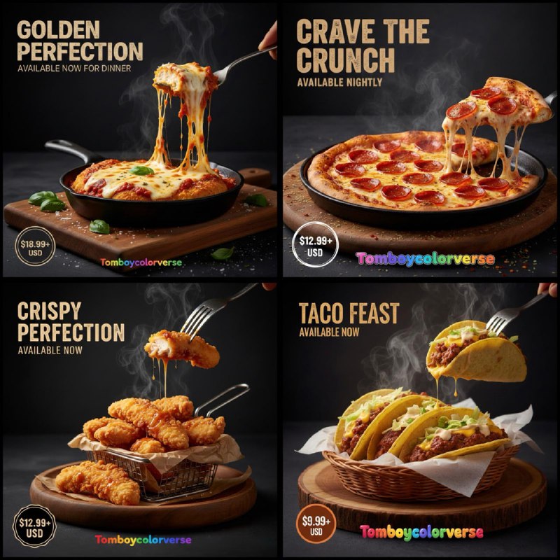 Rustic Premium Food Promo — Cinematic 4:5 Poster
