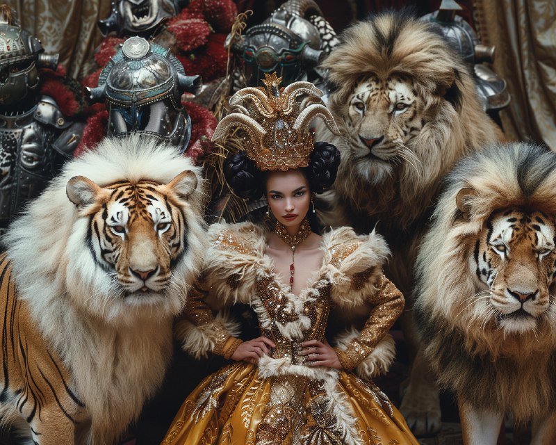 Royal Fantasy Alliance — Cinematic Velvet Palace Portrait
