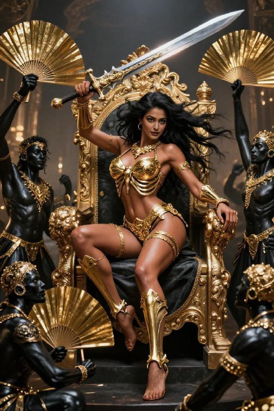 Obsidian Empress — Maximalist Dark Fantasy Spectacle