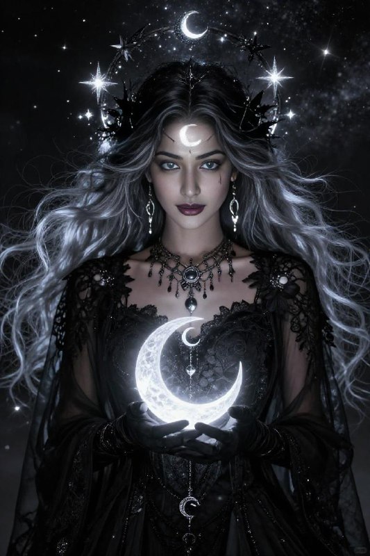 Lunar Oracle — Gothic Celestial Empress