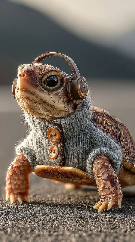 Cinematic Macro Animal Portrait
