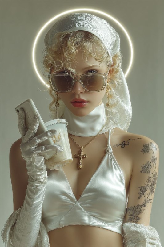 Rebellious Modern Nun Fashion Editorial