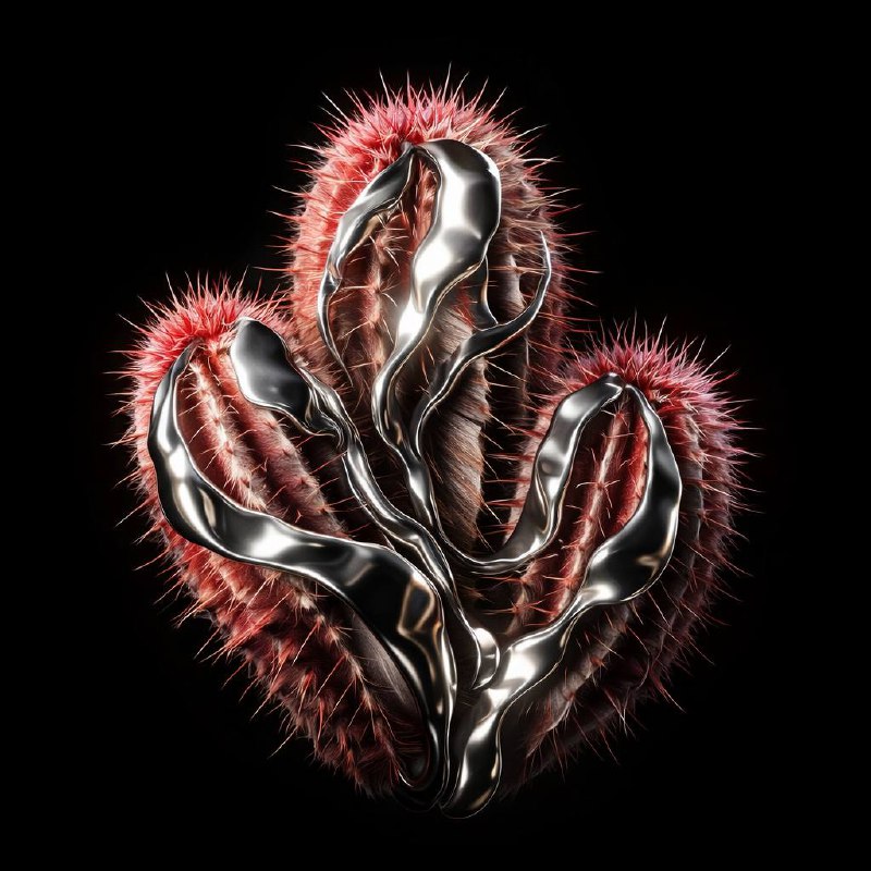 Luxury Organic-Metal Surreal Sculpture