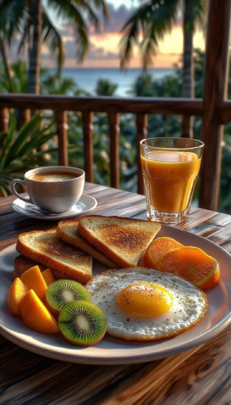 Cinematic Tropical Breakfast Photography