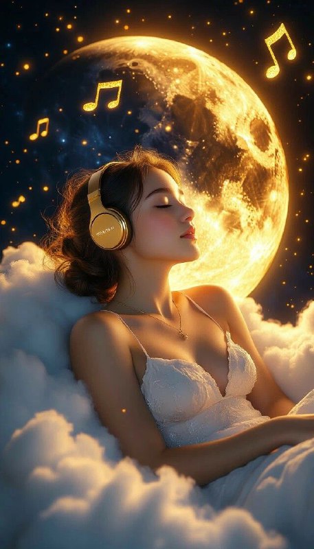 Ethereal Moonlight Dreamscape Portrait