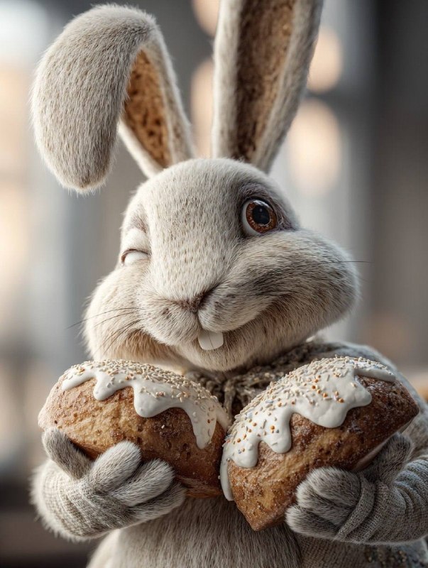 Photoreal Easter Bunny Product Shot