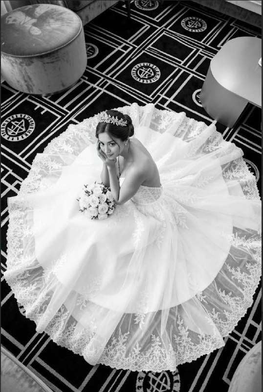 Fine Art Bridal Overhead