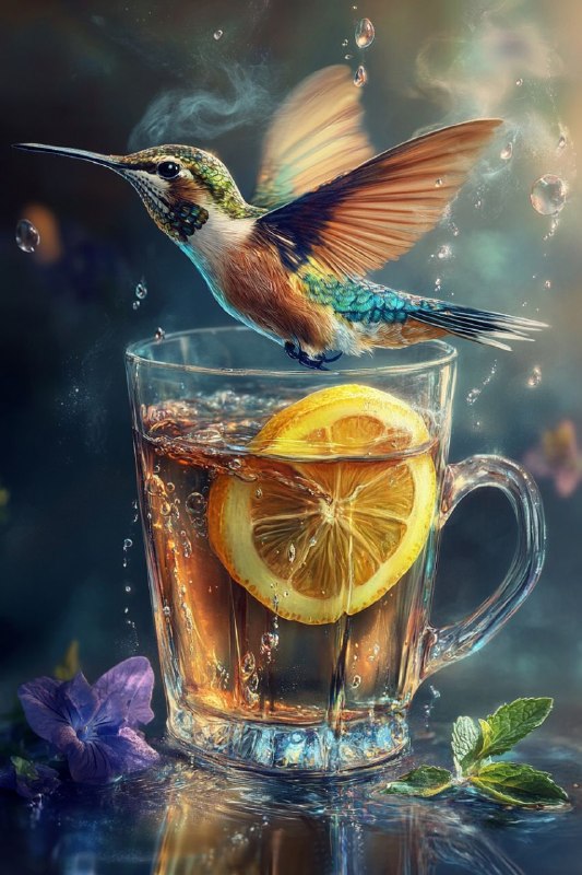 Ethereal Hummingbird Tea Dream