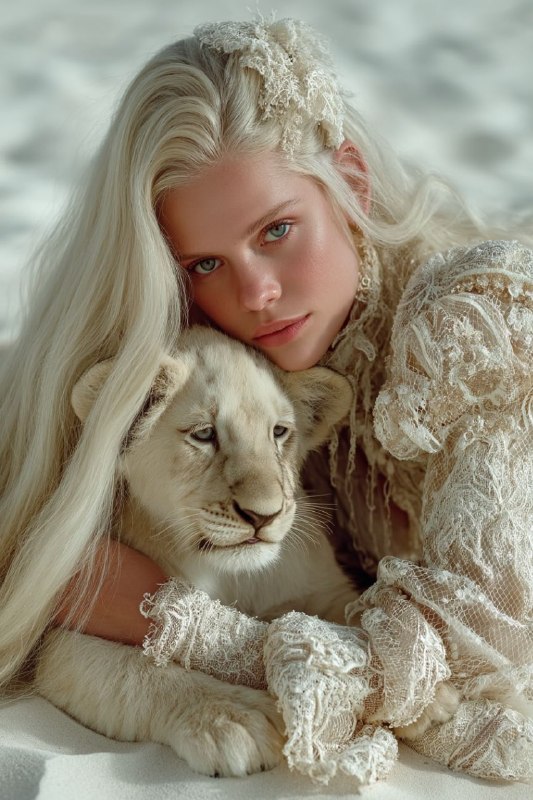 Ivory Dream Lion Editorial