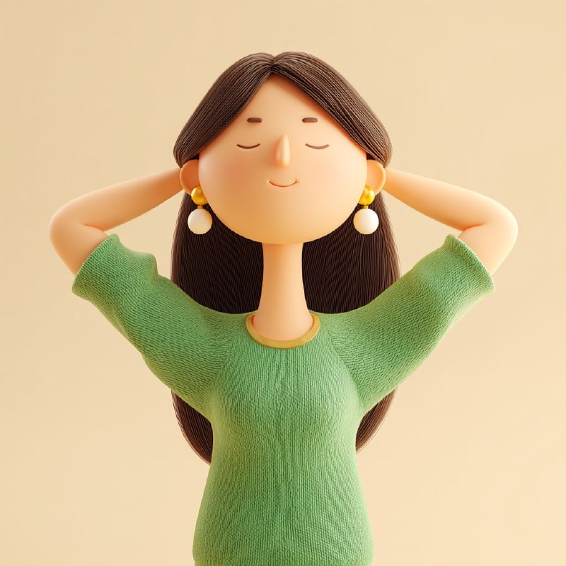 Minimal 3D Cute Character
