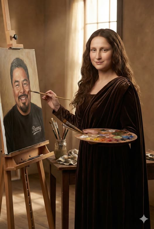 Create an 8K ultra-realistic image of a reimagining of the Mona Lisa