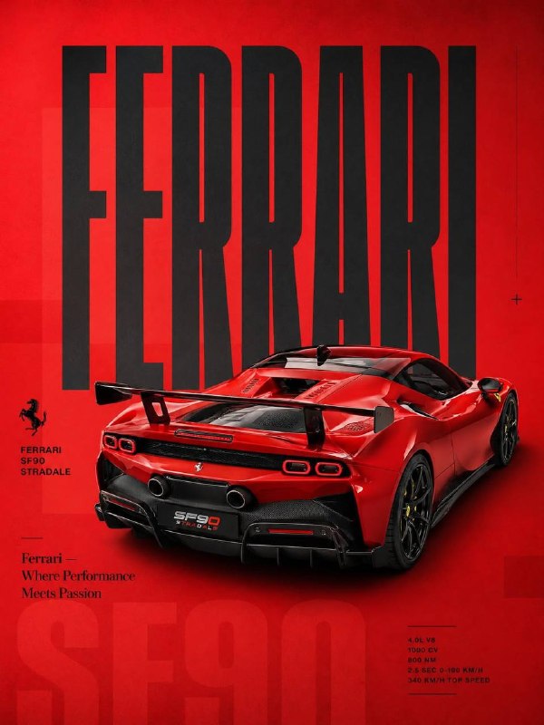 Luxury Automotive Editorial Poster