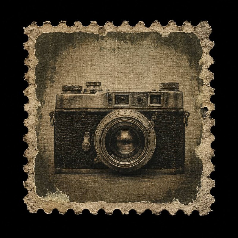 Archival Stamp Relic — Distressed Postage Collage