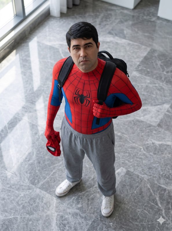 After School Hero — Casual Spider-Inspired Portrait