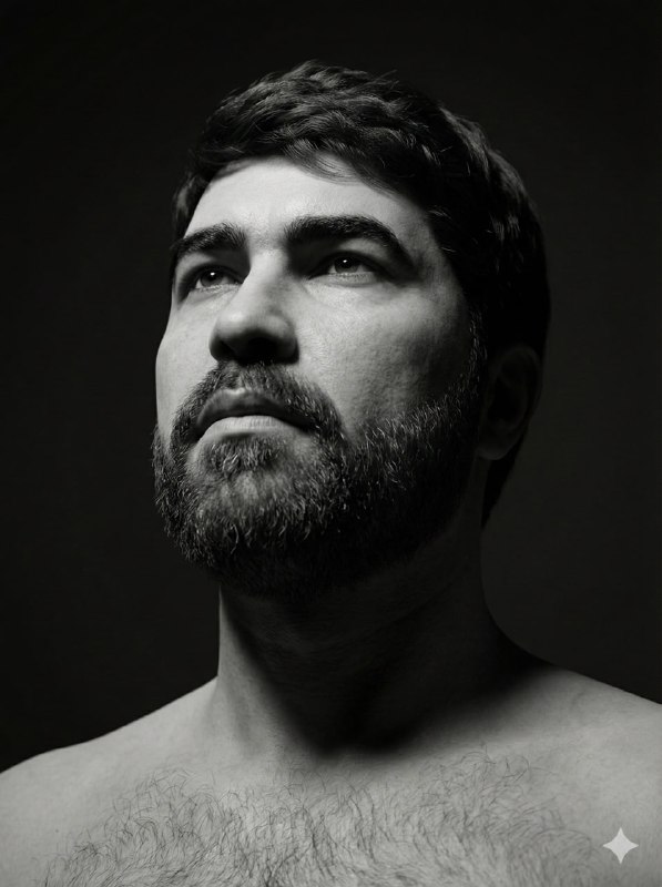Hyper-realistic black and white cinematic portrait (641)