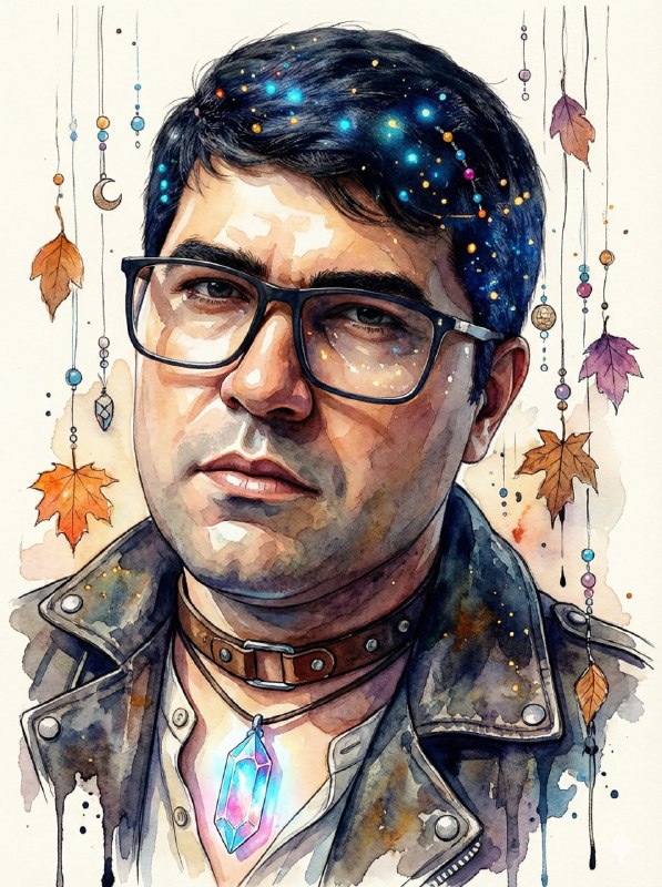 Hyper-realistic digital watercolor painting
