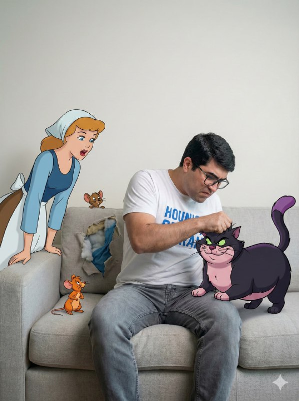 Hyper-realistic mixed-media photograph
