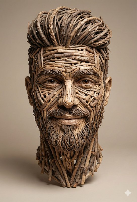 Hyper-realistic handmade portrait