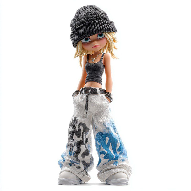 Crystal Resin Streetwear Toy
